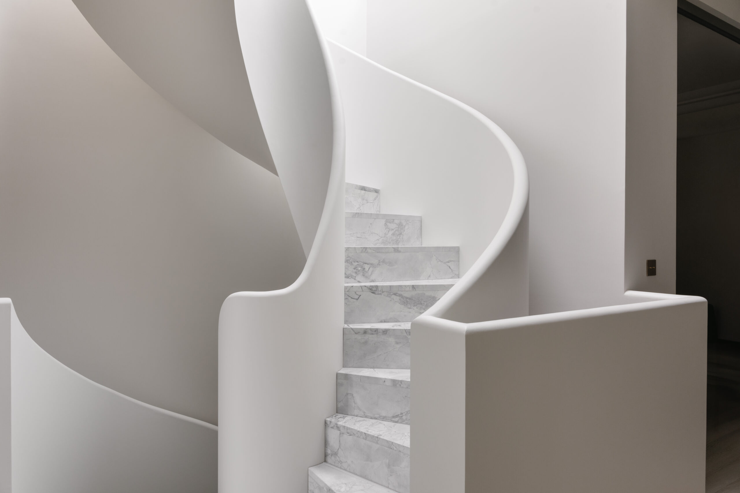 escalier marbre